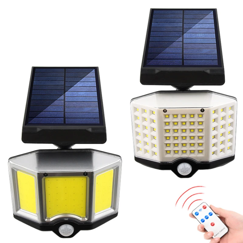

LED waterproof solar garden light motion sensor outdoor wall light rural motion sensor decorative lighting